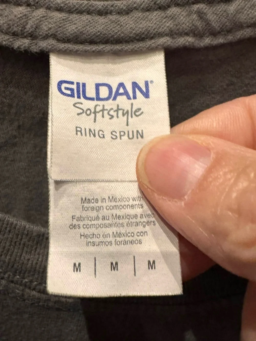 Men's Gray Logo T-Shirt MEDIUM